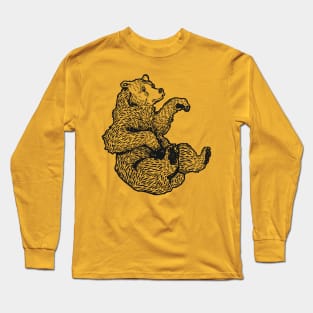 A Levity of Animals: Grin and Bear It Long Sleeve T-Shirt